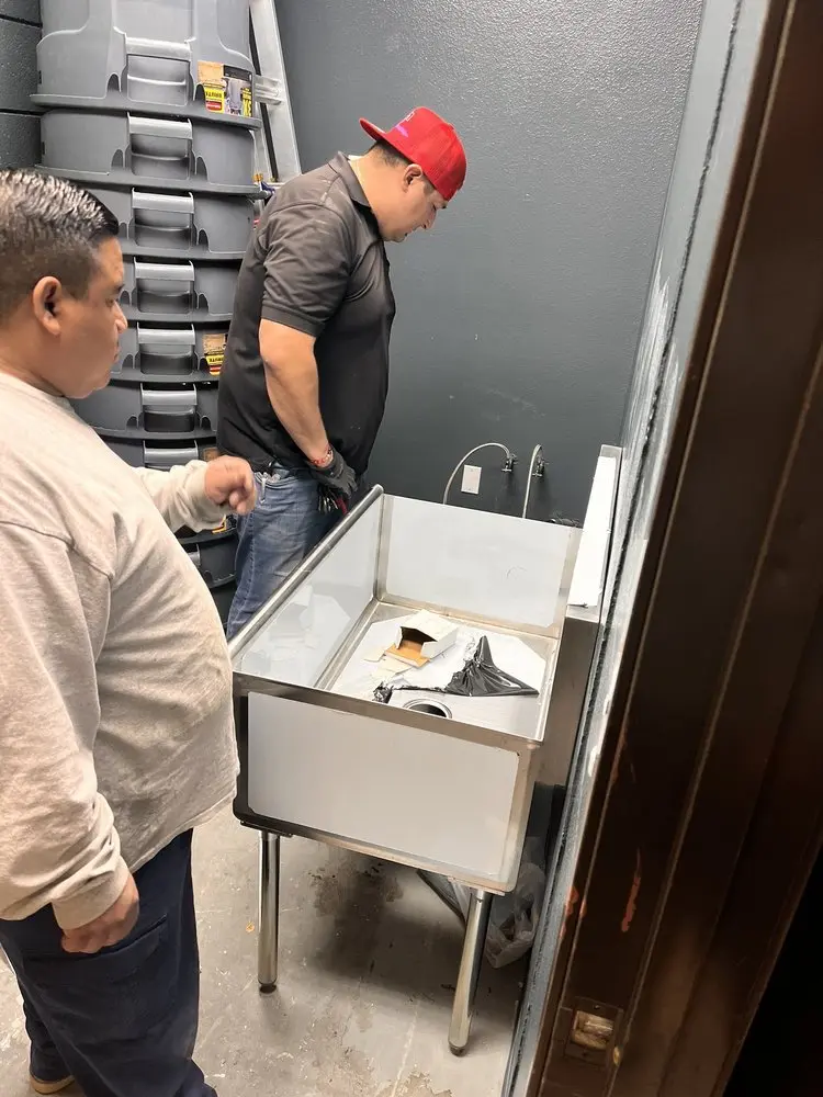 Commercial plumbing and sink installation in Blossom Park